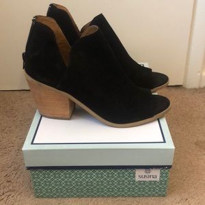 Susina - black heel/peep toe